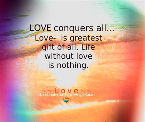 love conquers all quotes